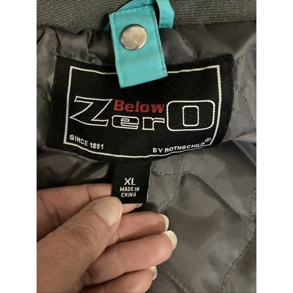 Women’s BELOW ZERO Rain Jacket Size XL Rothschild Full Zip Blue Green Lined - Picture 12 of 13